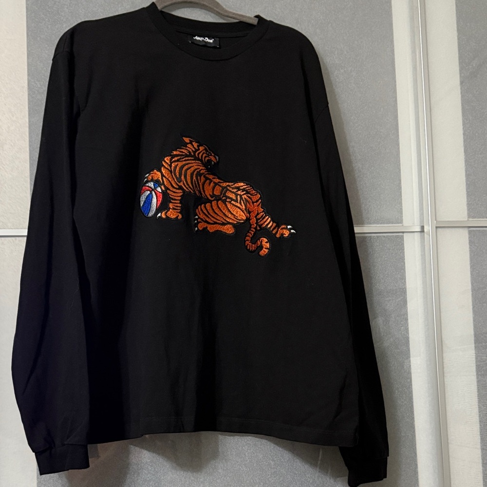 Just Don Black Crew Neck Shirt